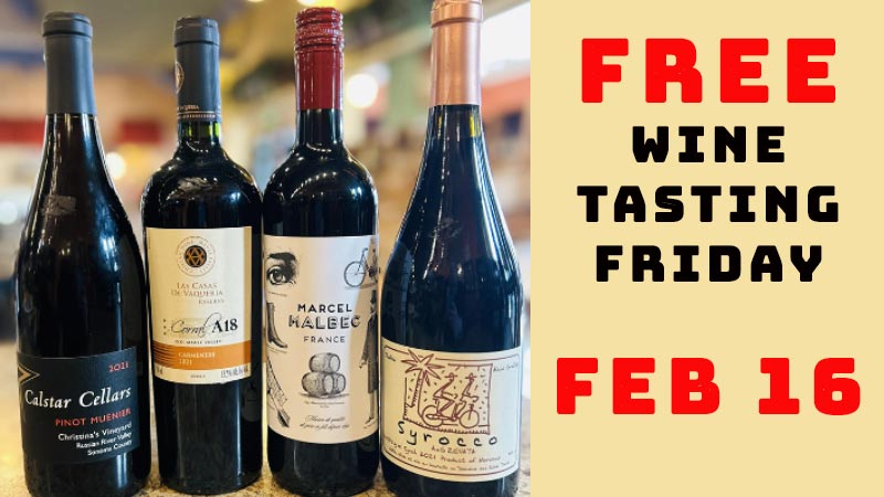 FREE Wine Tasting Friday
